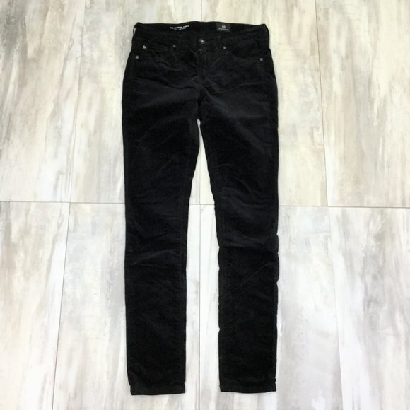 AG Adriano Goldschmied Black Super Skinny The Legging Ankle Jean 24 - Picture 3 of 12
